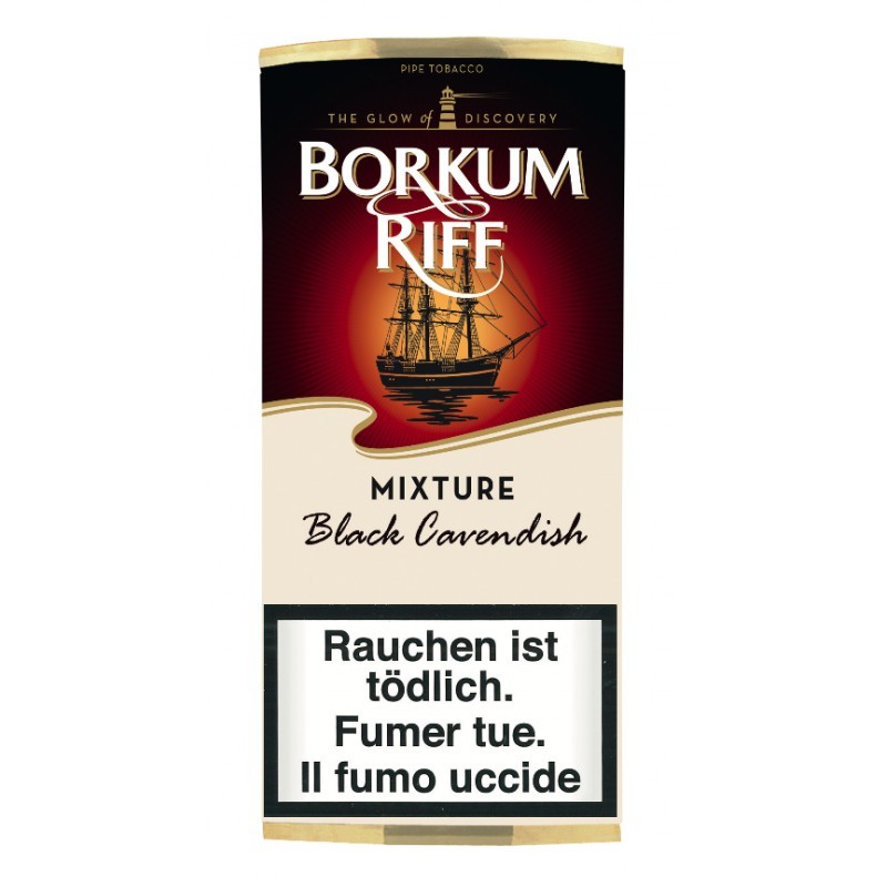 Borkum Riff Black Cavendish Pfeifentabak Borkum Riff Black Cavendish Pfeifentabak