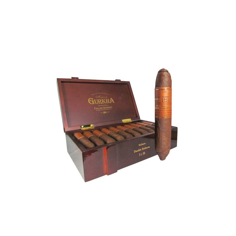 Gurkha Cellar Reserve 18 Years Solara Robusto Kiste Gurkha Cellar Reserve 18 Years Solara Robusto Kiste