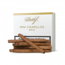 Davidoff Mini Cigarillos Gold Etui mit Cigarillos davor