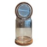 Guy Janot Tabaktopf Glas Zebrano