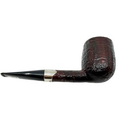 Bang Pipe sandgestrahlt Silberring mit Filter