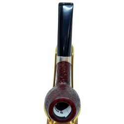 Bang Pipe sandgestrahlt Silberring mit 9 mm Filter